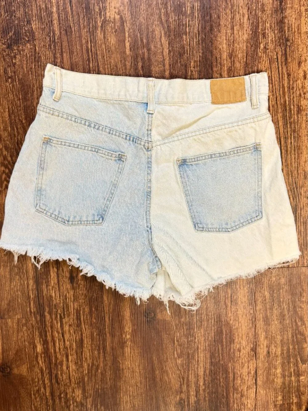 Cotton On Two-Tone Denim Shorts